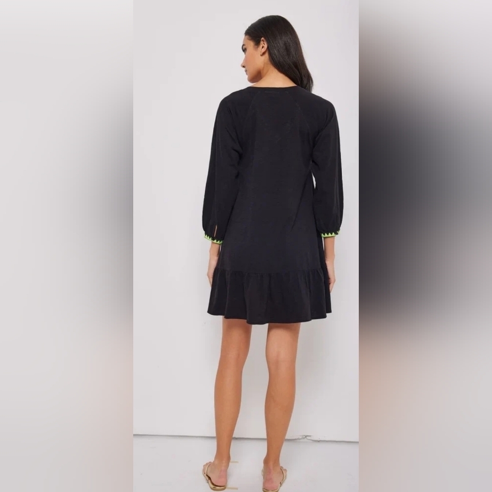 LISA‎ TODD, The Swinger Dress, Black, Size Large - Picture 2 of 10